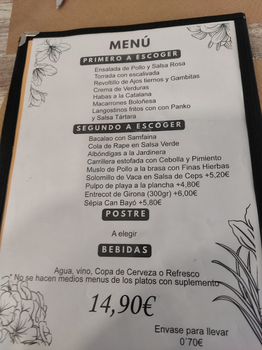 Can Bayó Photo Menu 4