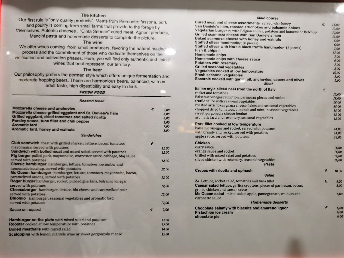 McQueen Food&Drink Photo Menu 2