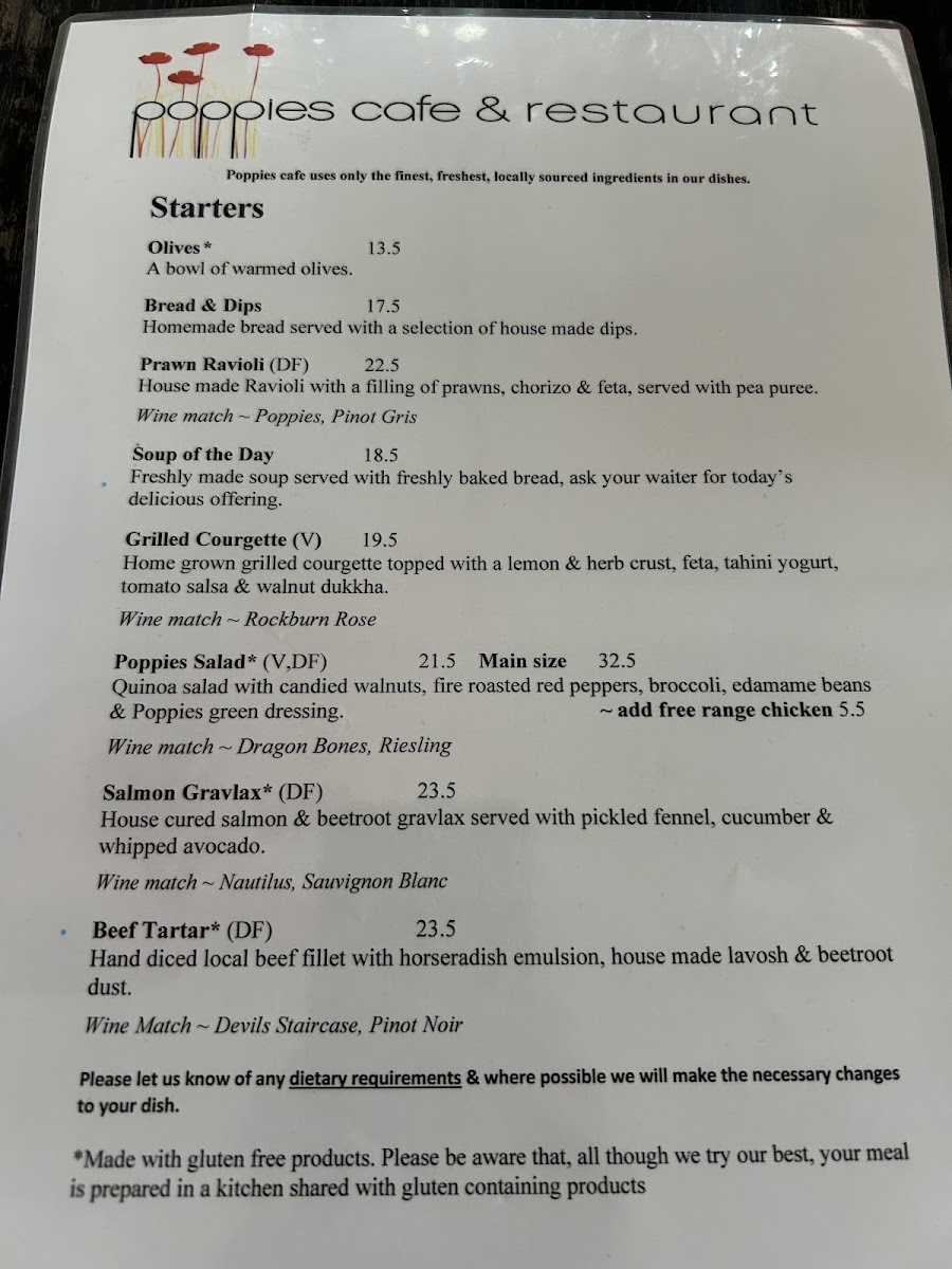 Poppies Cafe Photo Menu 10