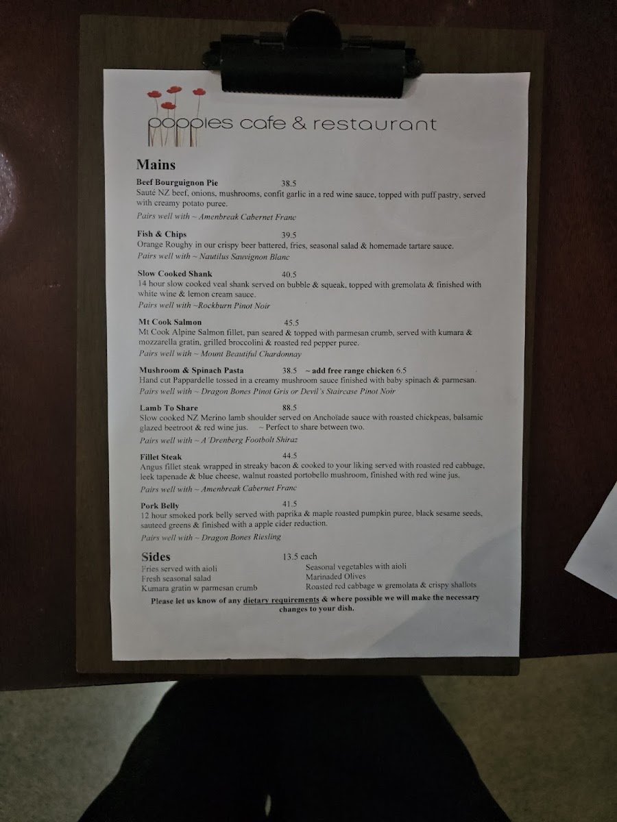 Poppies Cafe Photo Menu 7