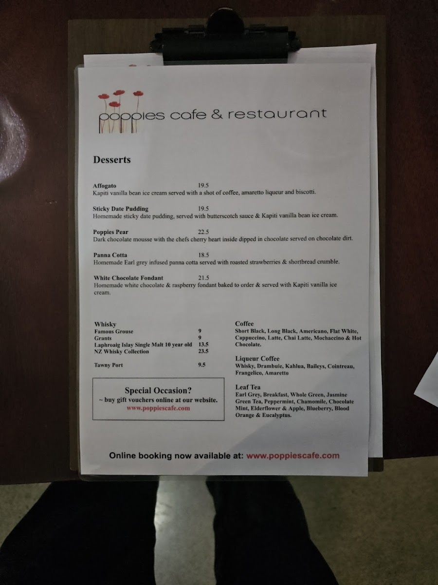 Poppies Cafe Photo Menu 9