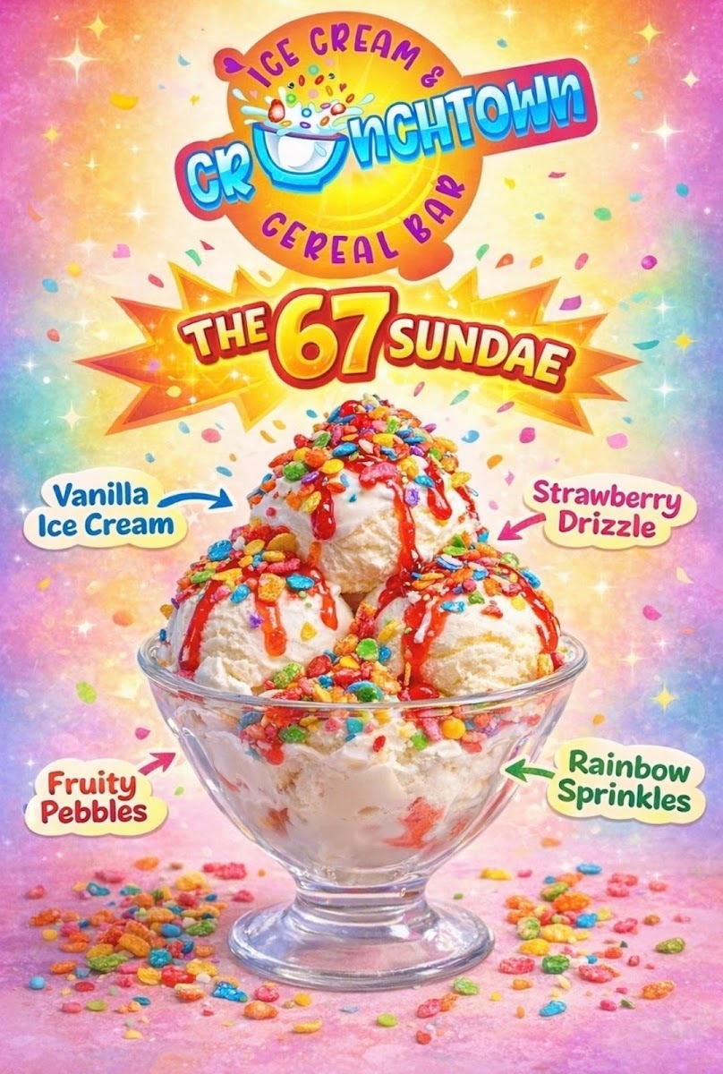 Crunchtown Ice Cream & Cereal Bar Photo 3