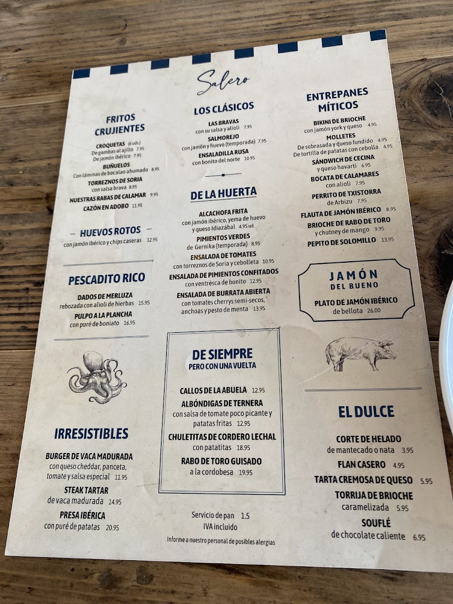 Salero Photo Menu 2