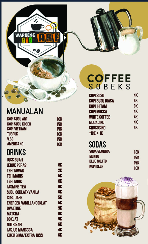 Warung Kopi ARF Photo Menu 2