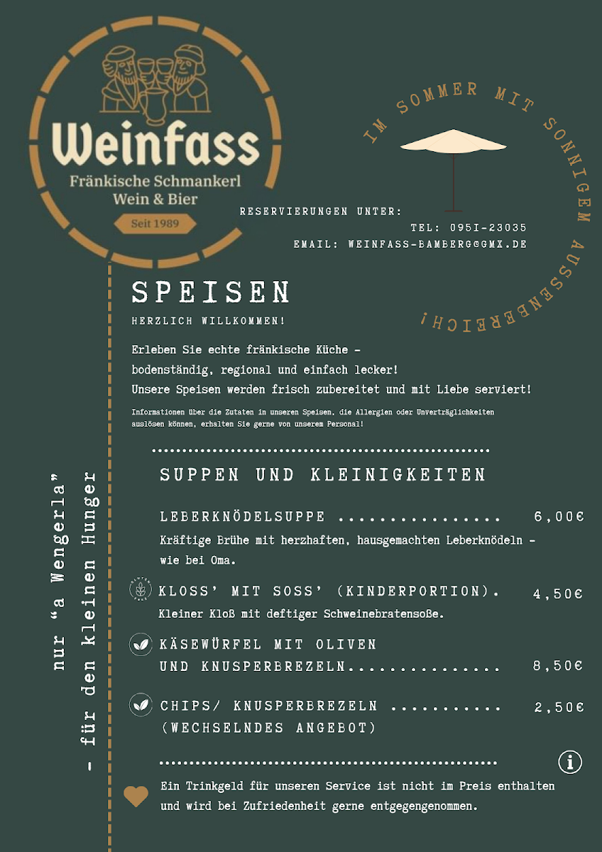 Restaurant Weinfass Photo Menu 7