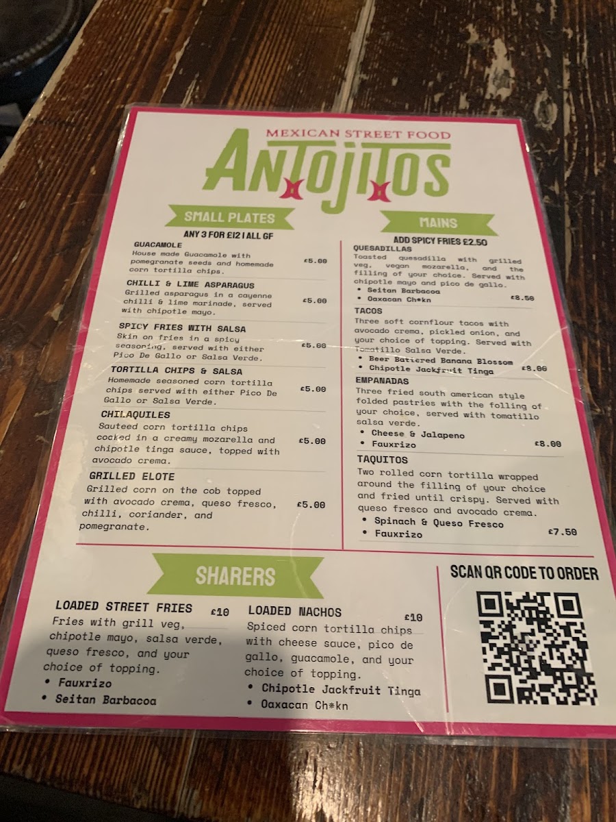 Antojitos Photo Menu 3