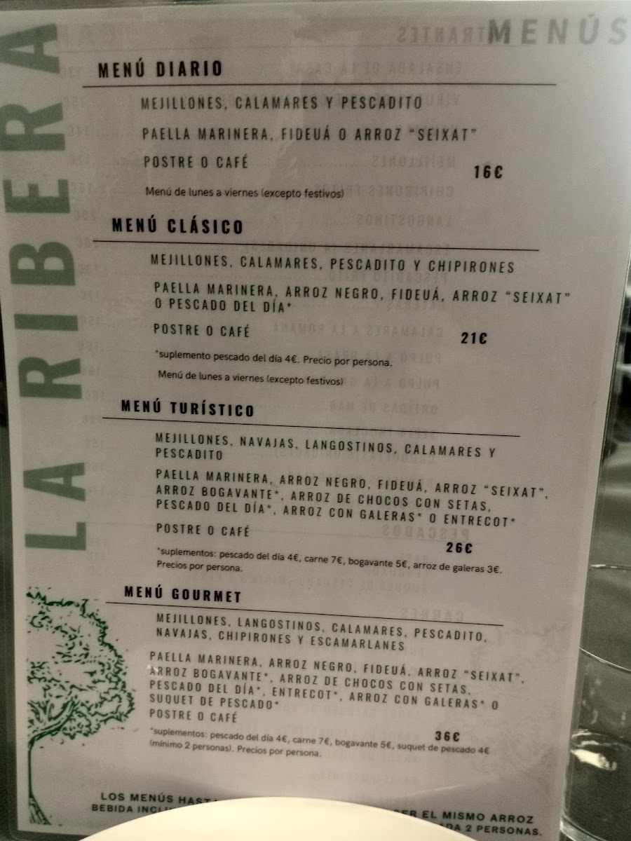 Restaurant La Ribera Photo Menu 5