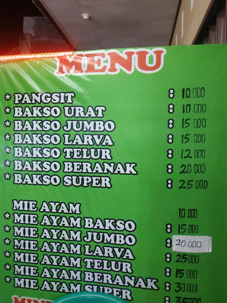 BAKSO MUGO BANGKIT Photo Menu 1