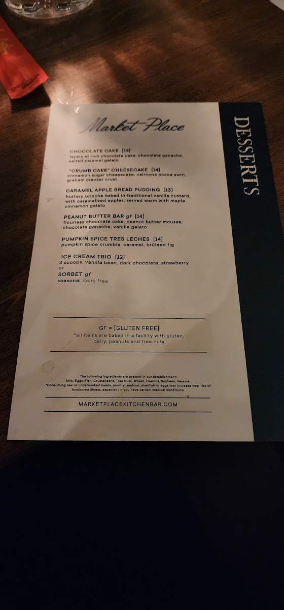 Market Place Kitchen & Bar - Newington Photo Menu 5