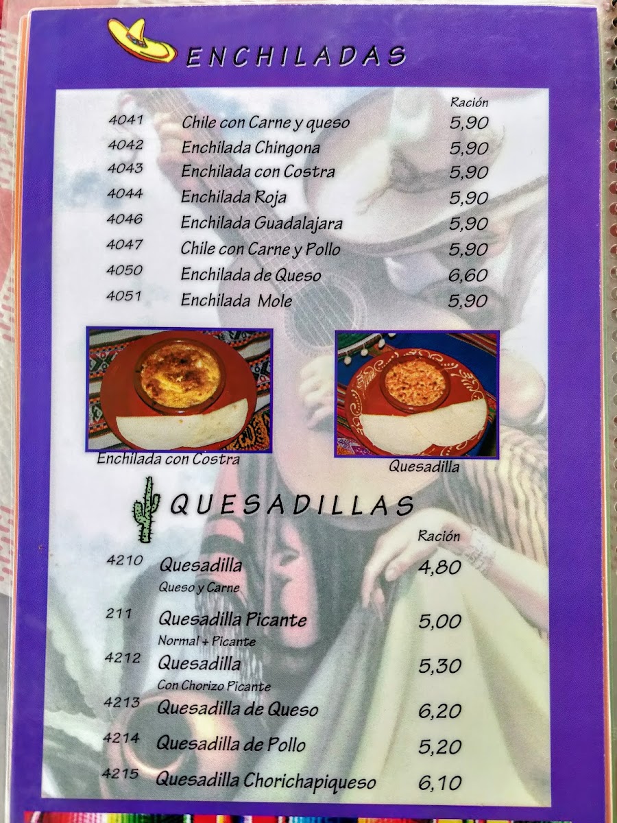 Restaurante Cantina Guadalajara Photo Menu 5
