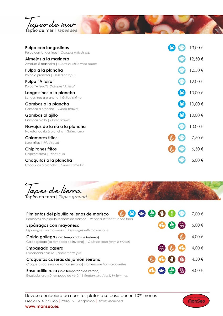 Restaurante Manseo Photo Menu 3
