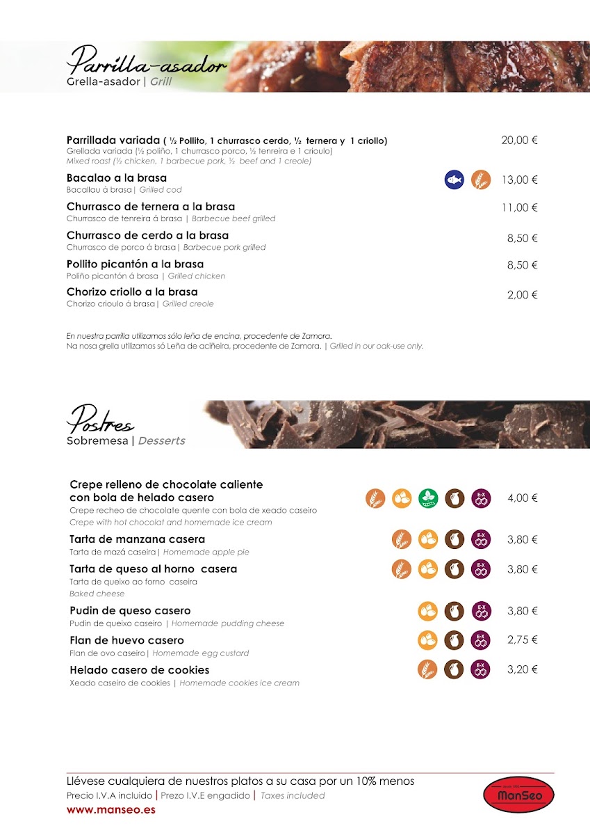 Restaurante Manseo Photo Menu 4