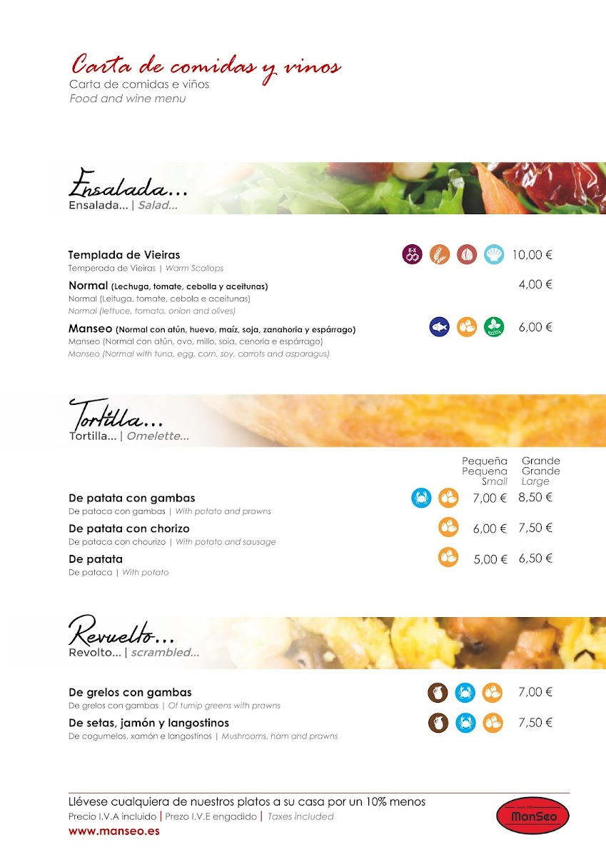 Restaurante Manseo Photo Menu 7