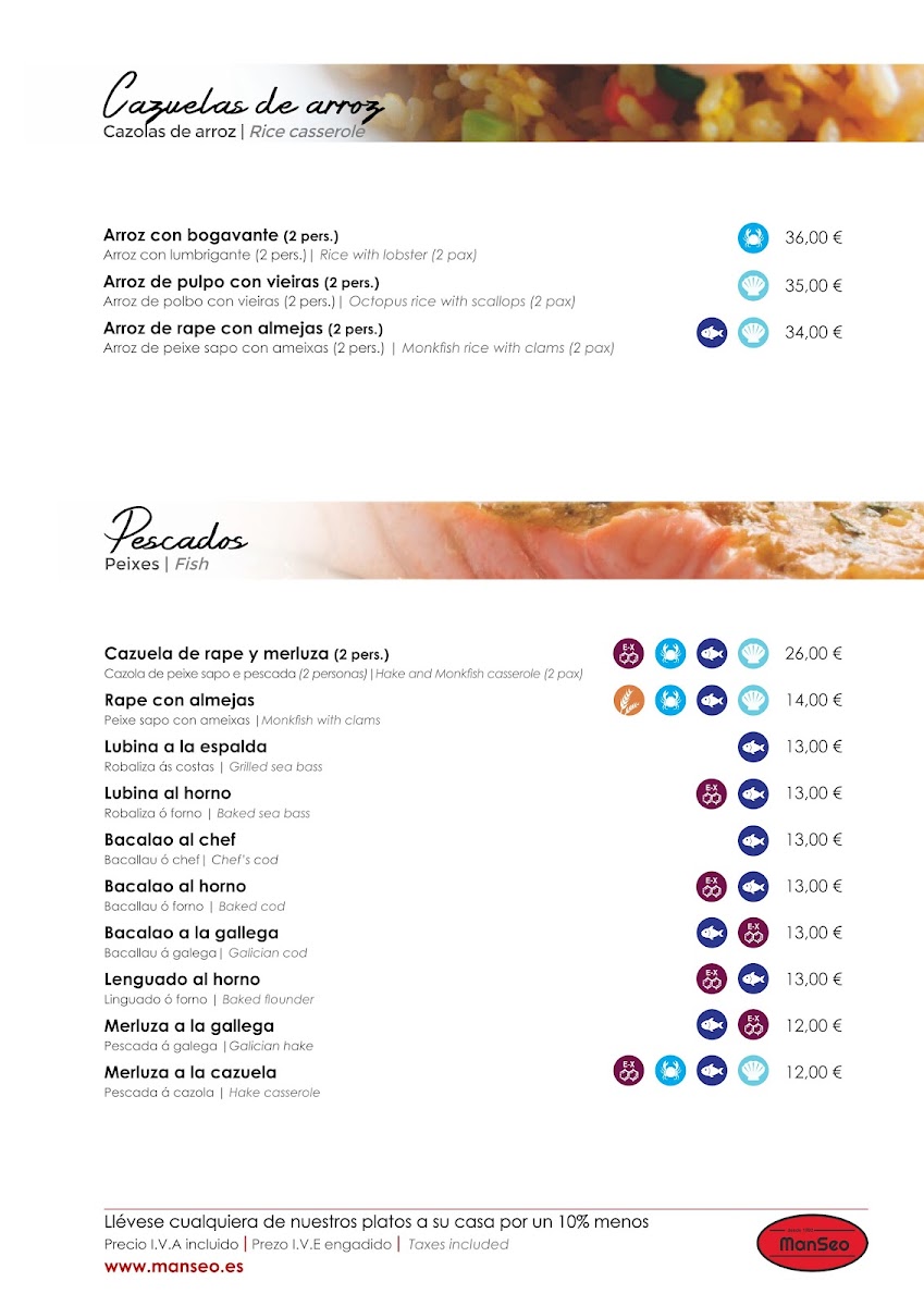 Restaurante Manseo Photo Menu 9