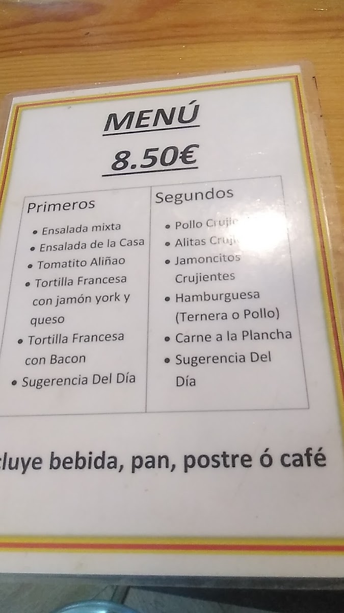 Restaurante El Pollito Pio Photo Menu 7