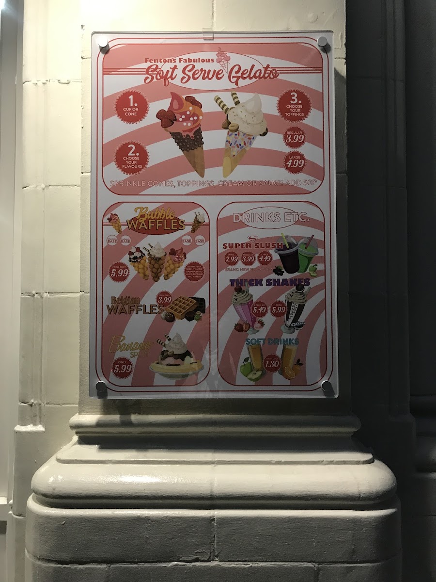 Fentons Ice Cream Photo Menu 3