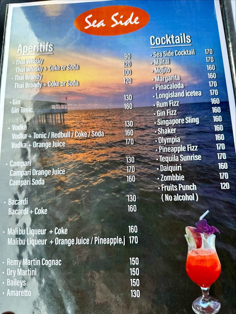 Sea Side Restaurant Hua-Hin Photo Menu 4