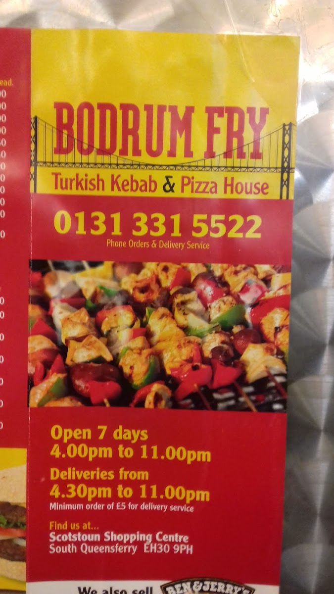 Bodrum Fry & Kebab House Photo Menu 1