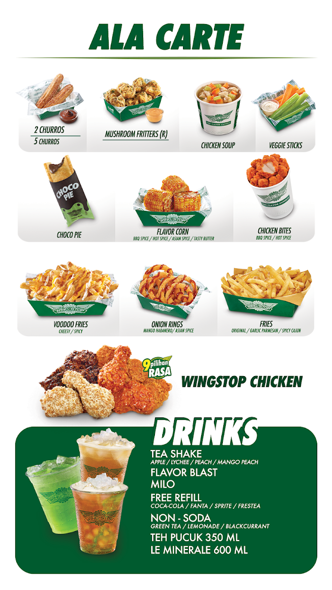 Wingstop Aeon Mall Deltamas Photo Menu 3