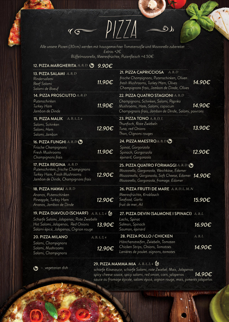 Ristorante Mamma Mia Photo Menu 2