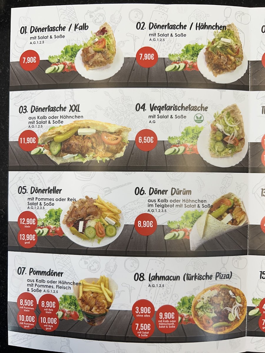 Bodrum Bodrum Döner Kebab Photo Menu 2