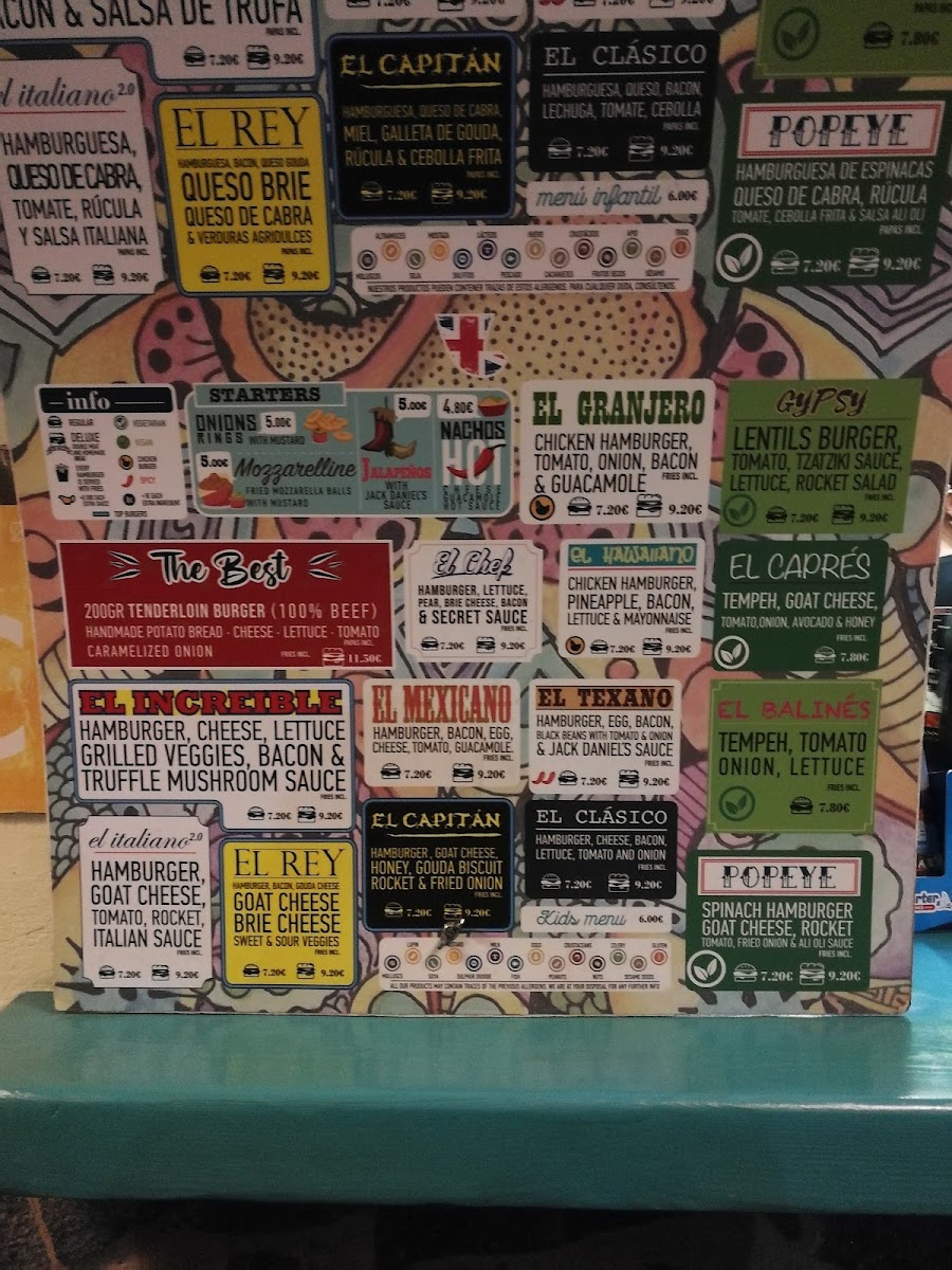 Hamburguesería Single Fin Photo Menu 6