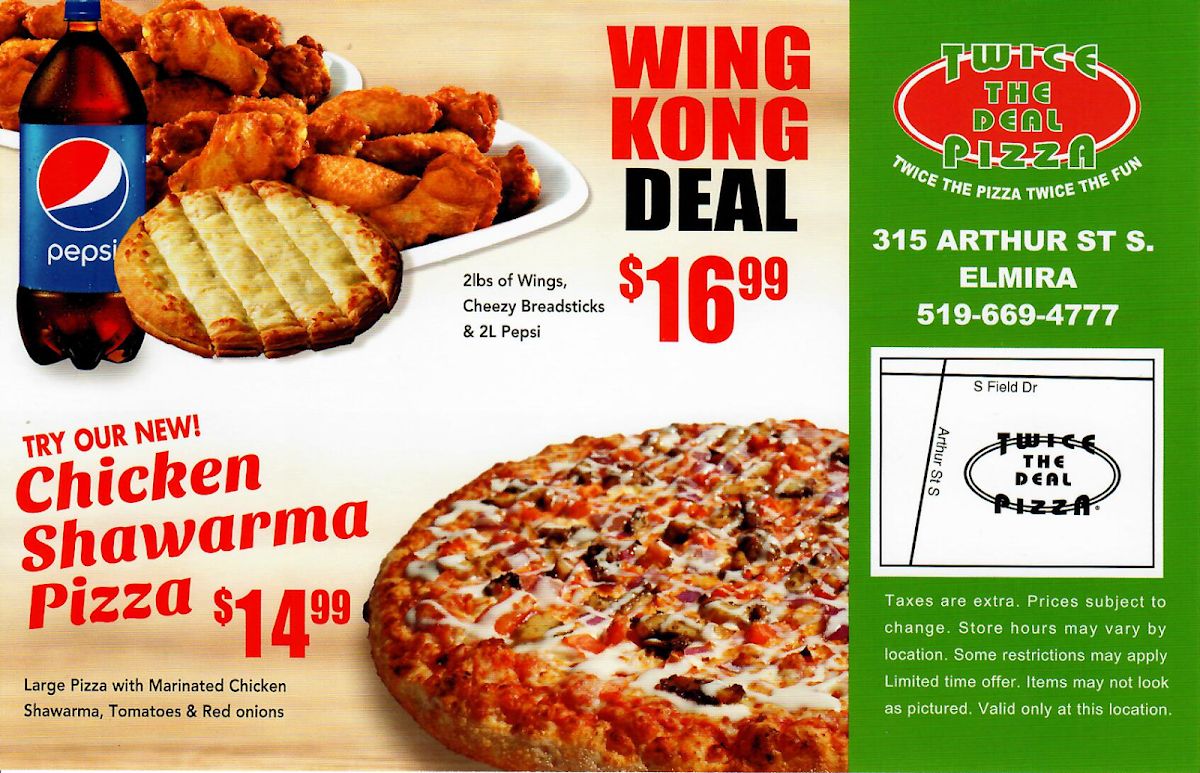 Twice The Deal Pizza Photo Menu 1