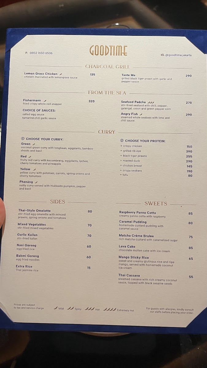 Goodtime Thai Authentic Restaurant Photo Menu 2