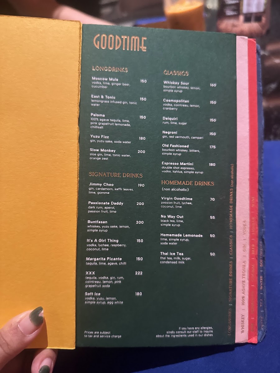 Goodtime Thai Authentic Restaurant Photo Menu 3