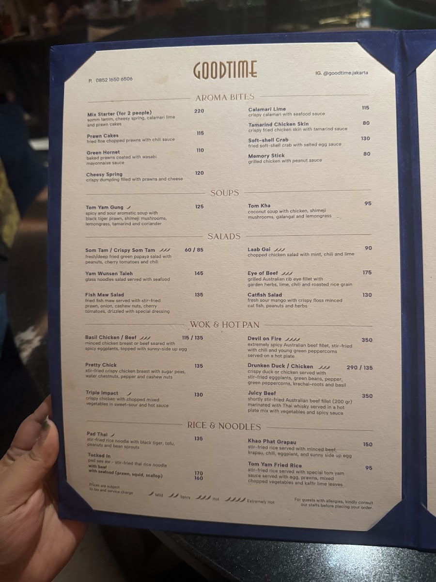Goodtime Thai Authentic Restaurant Photo Menu 8