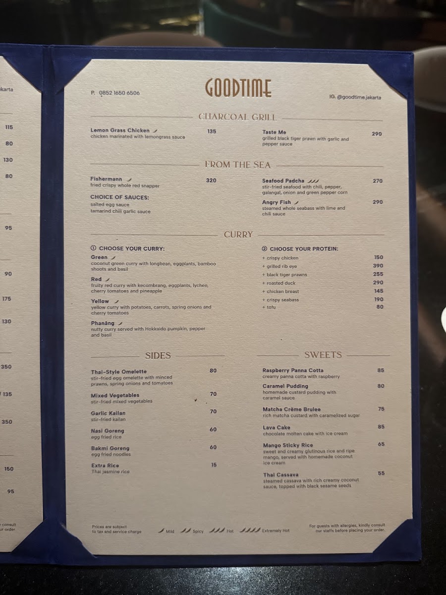 Goodtime Thai Authentic Restaurant Photo Menu 9