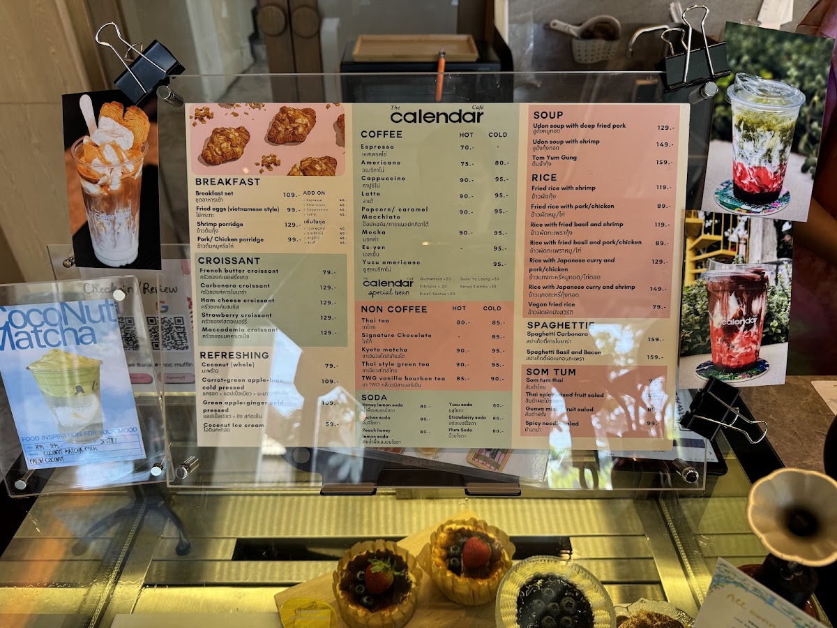 The calendar cafe Photo Menu 4