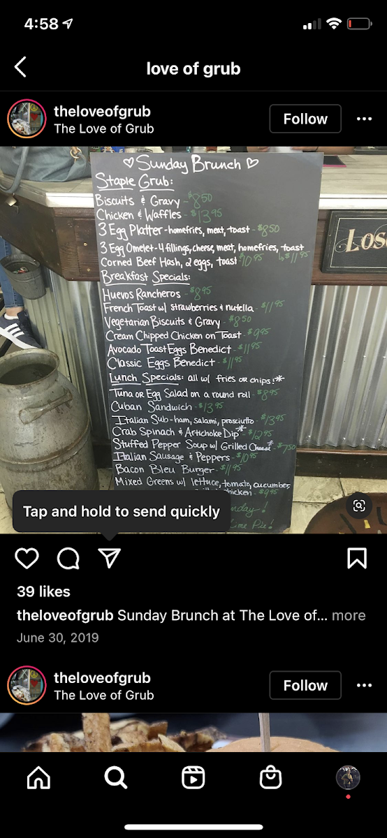 The Love of Grub Photo Menu 9