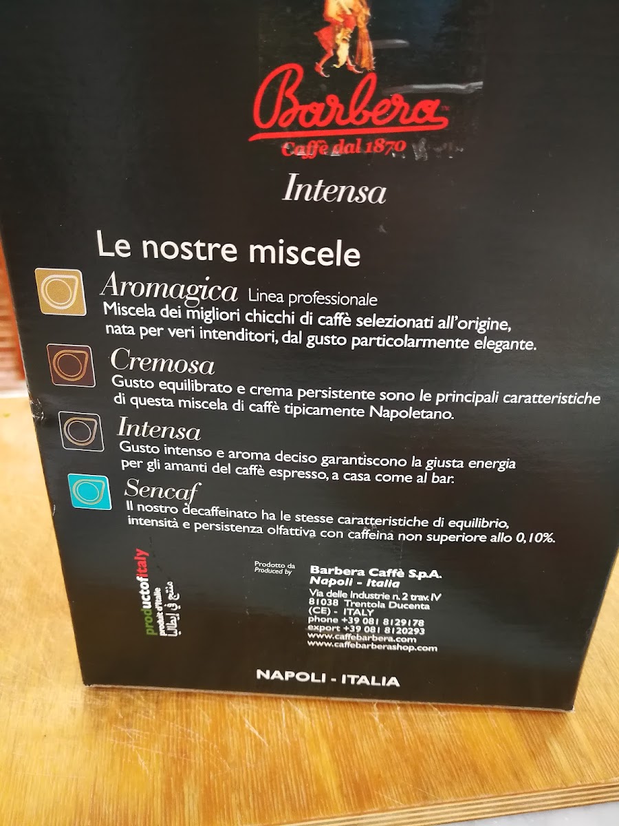 Caffè Barbera Photo Menu 1