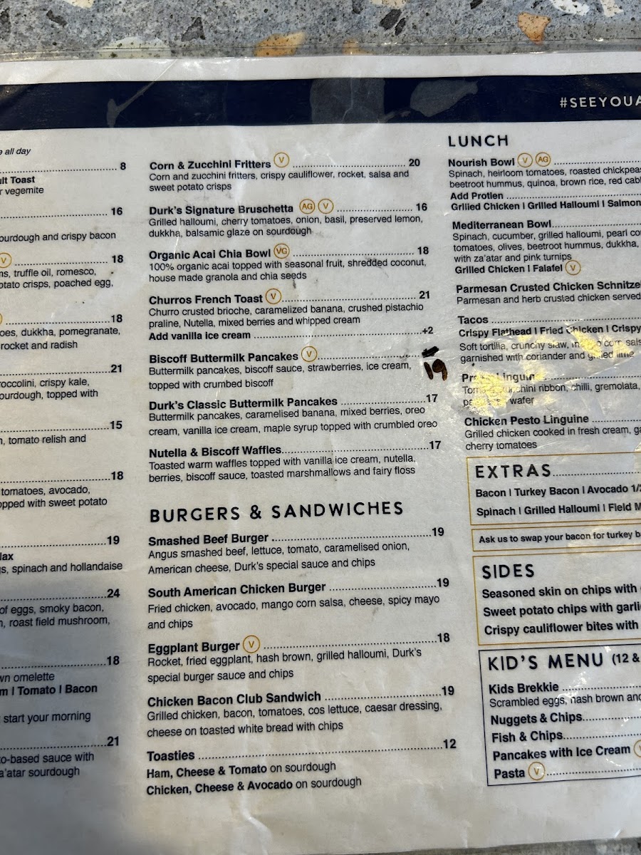 Durk's Cafe + Eatery Box Hill Photo Menu 3