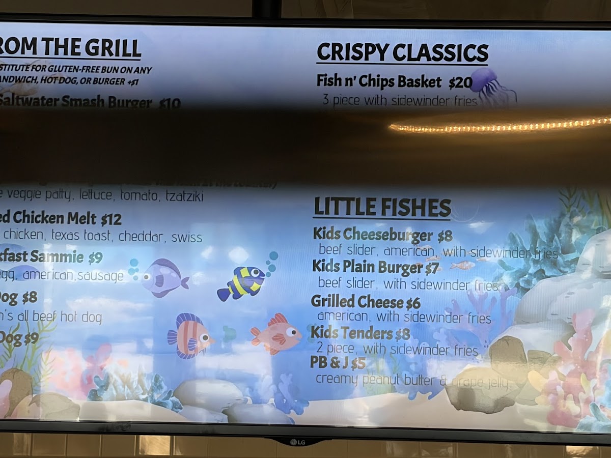 Saltwater Cafe Photo Menu 2