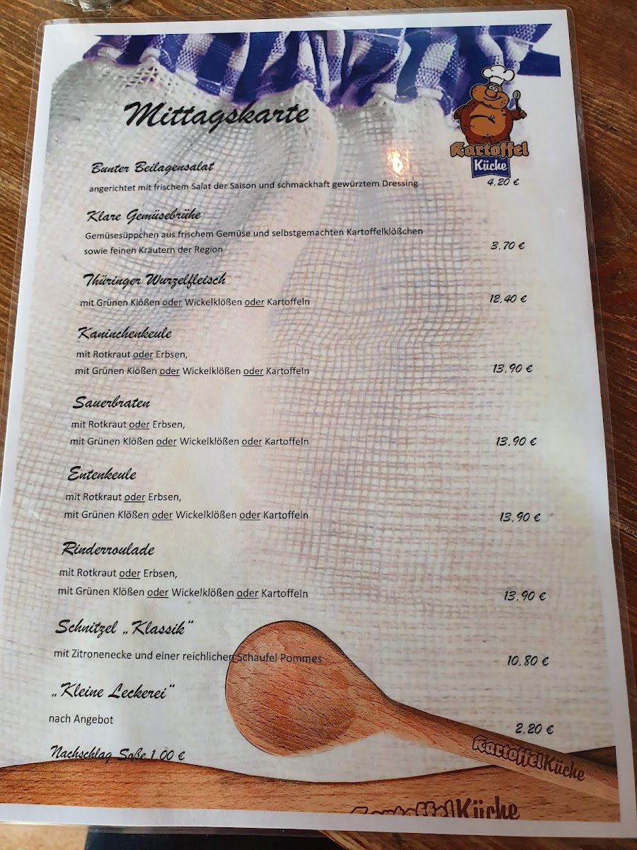 Kartoffel-Küche Schmölln Photo Menu 2