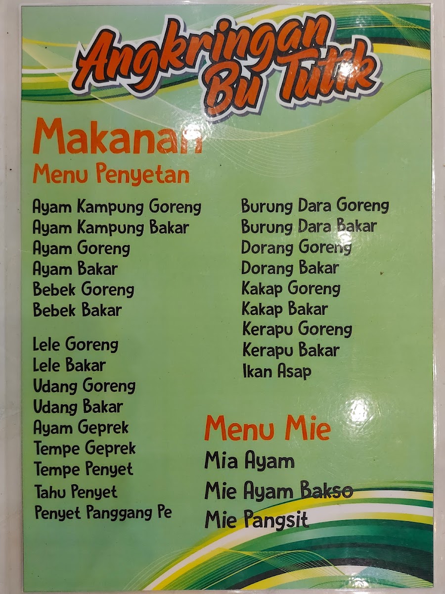 Angkringan Bu Tutik Photo Menu 2