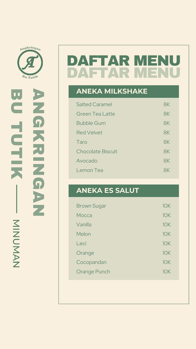 Angkringan Bu Tutik Photo Menu 4