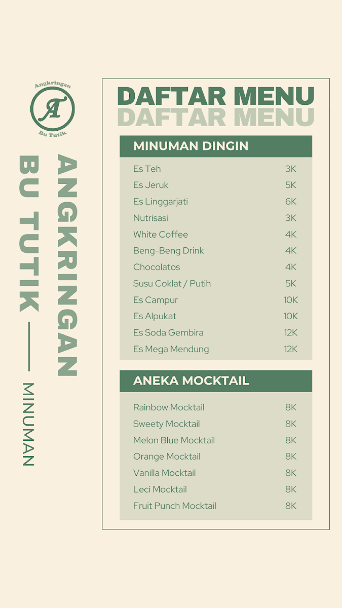 Angkringan Bu Tutik Photo Menu 5