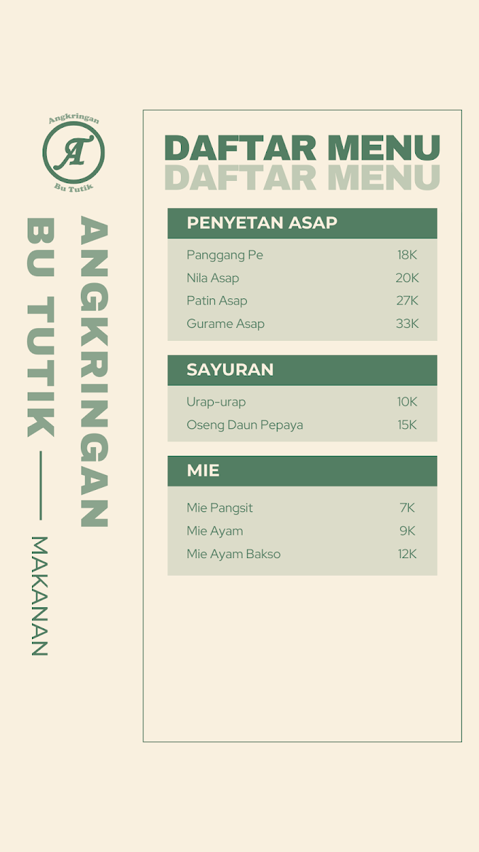 Angkringan Bu Tutik Photo Menu 7