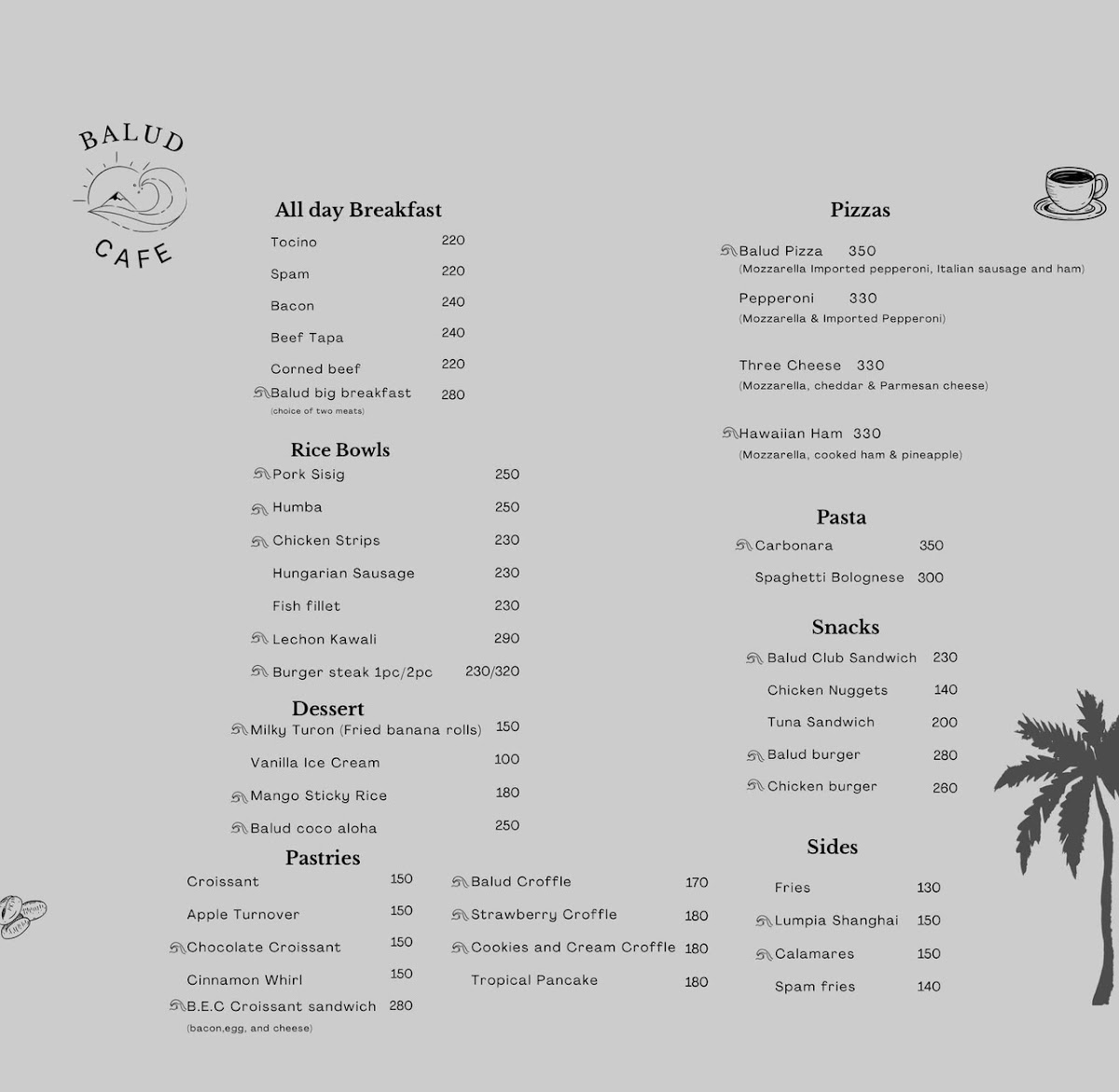 Balud Cafe Photo Menu 5
