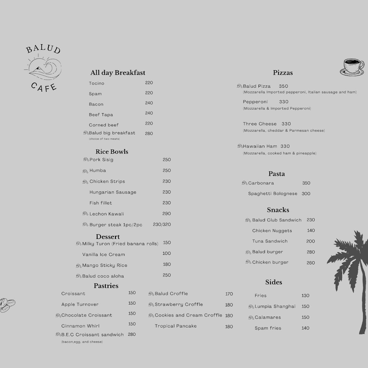 Balud Cafe Photo Menu 7