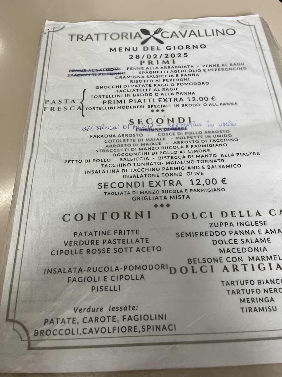 Trattoria Del Cavallino Photo Menu 2