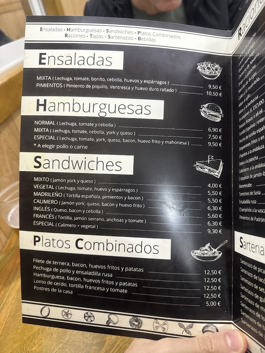 Restaurante El Escudo Photo Menu 5