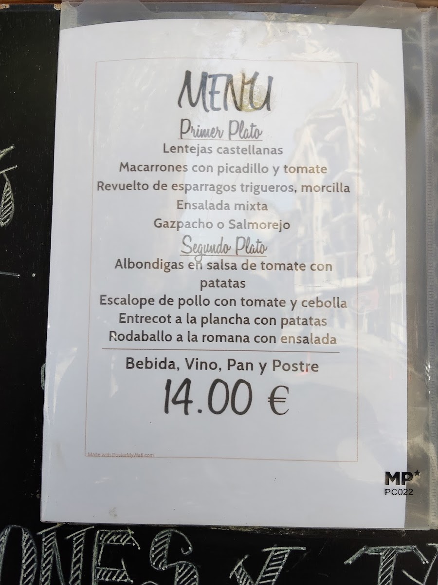 Restaurante El Escudo Photo Menu 8