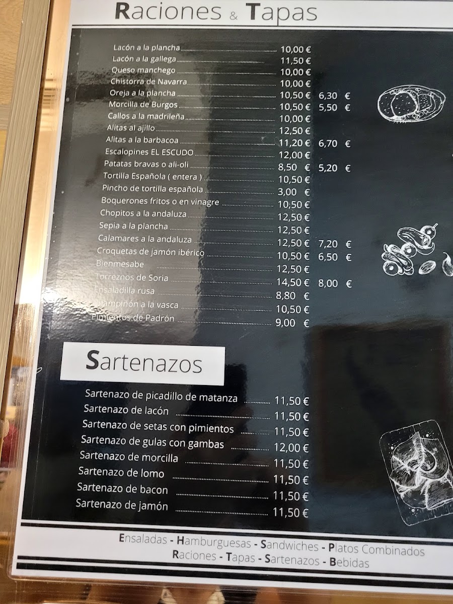 Restaurante El Escudo Photo Menu 9