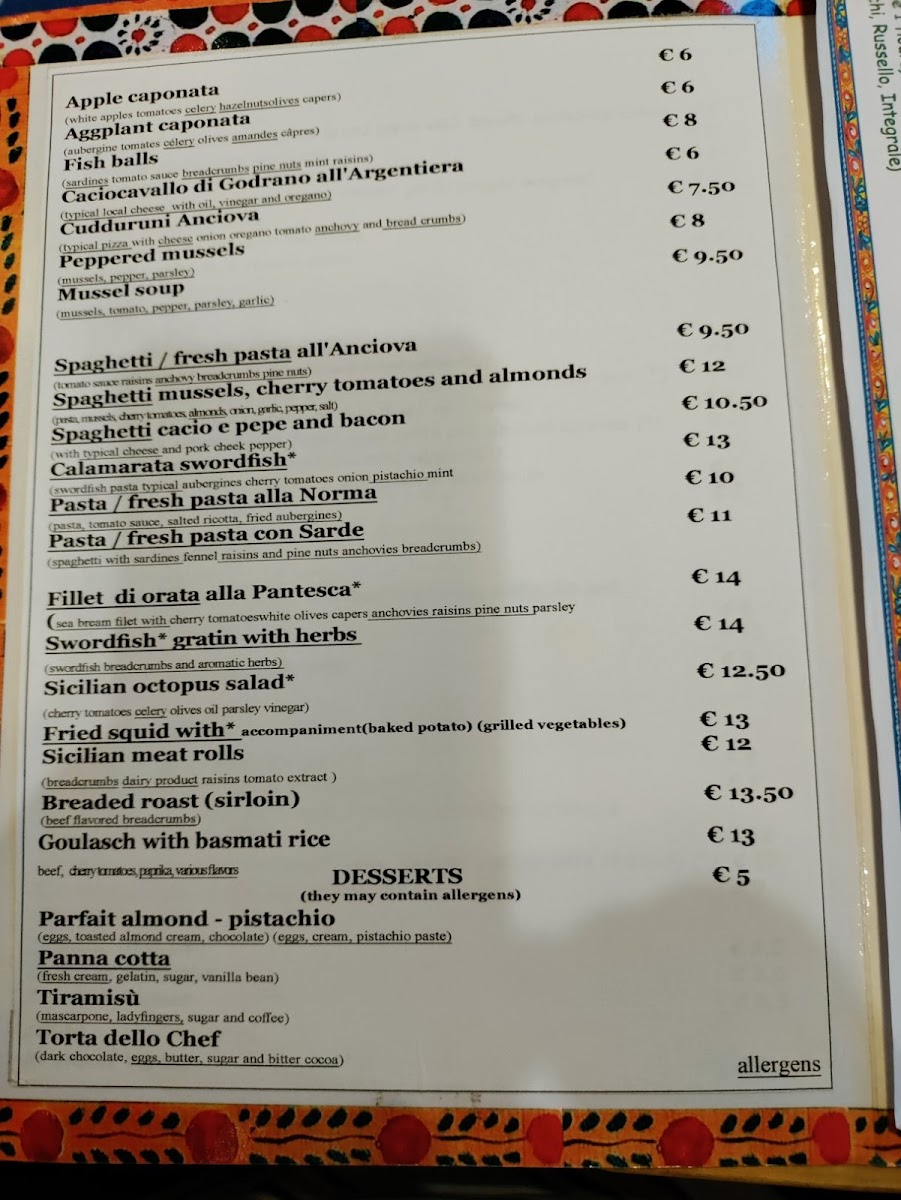 L'anciova Photo Menu 2