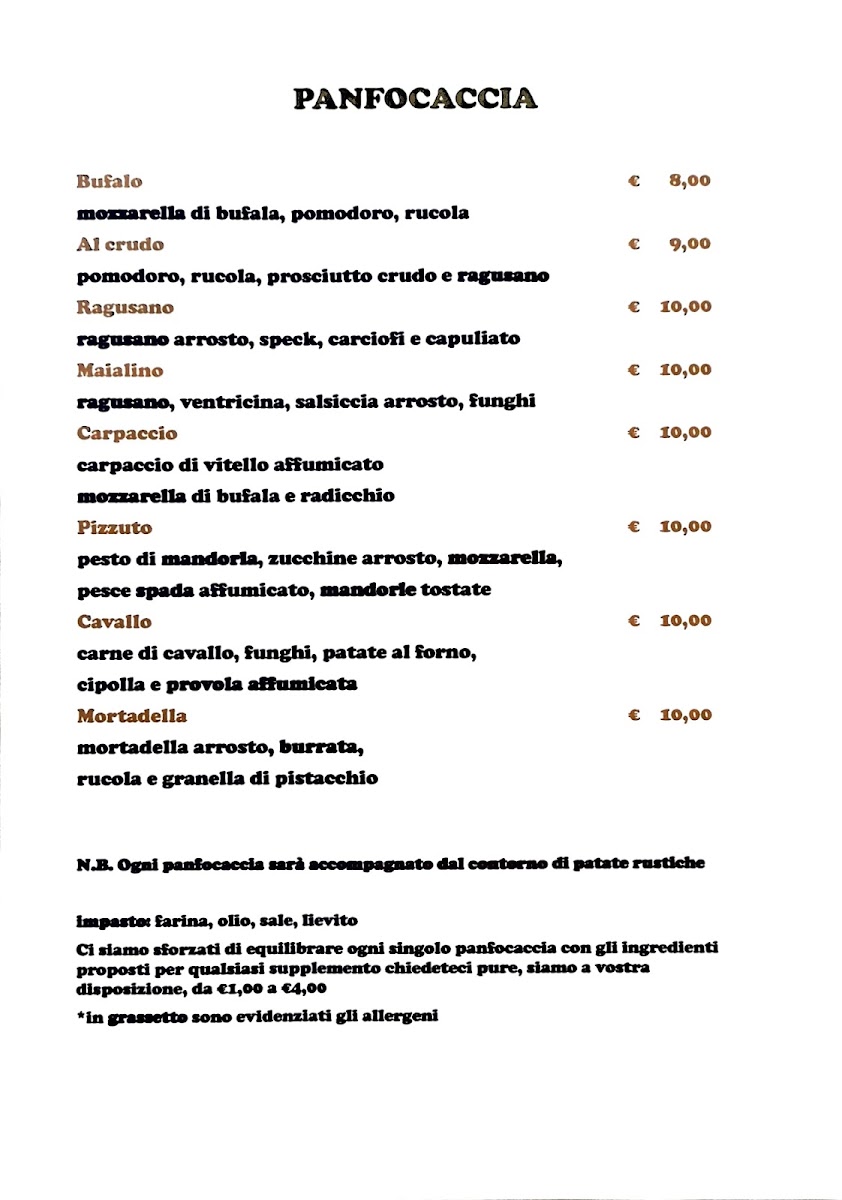 Sorsi e Morsi Pizza e Cucina Photo Menu 1