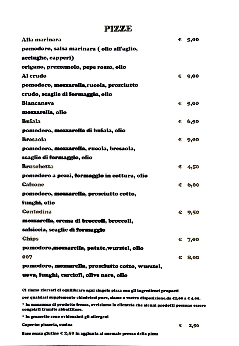 Sorsi e Morsi Pizza e Cucina Photo Menu 2